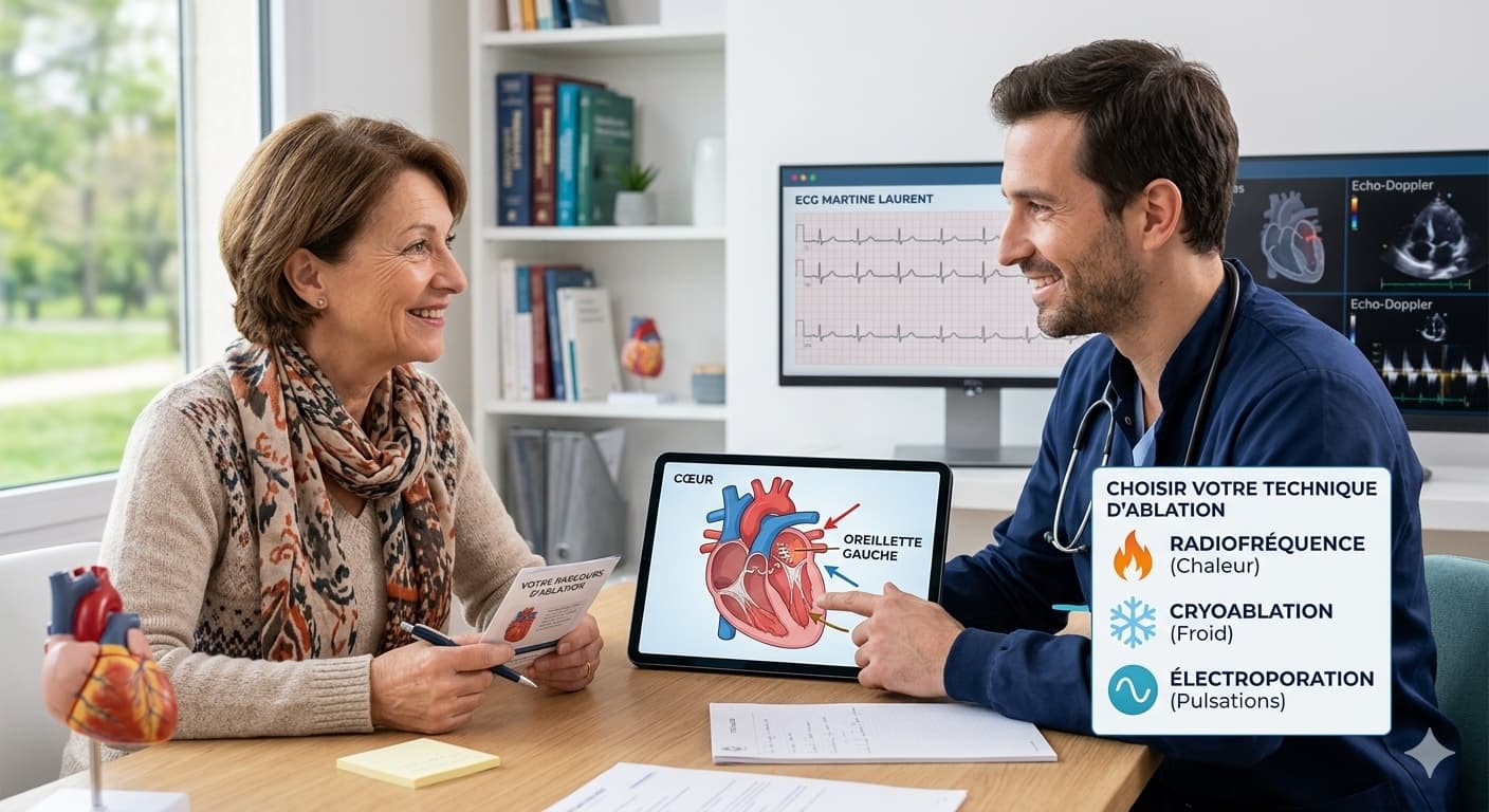 Ablation de la fibrillation atriale : comment choisit-on entre radiofréquence, cryoablation et électroporation ?